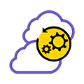 SaaS Backup product icon for light backgrounds