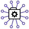 Simplify data management icon